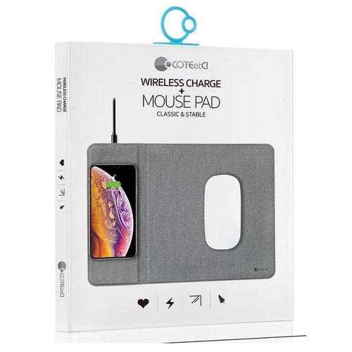 COTEetCI Mouse Pad Built-in Wireless Charger Pad