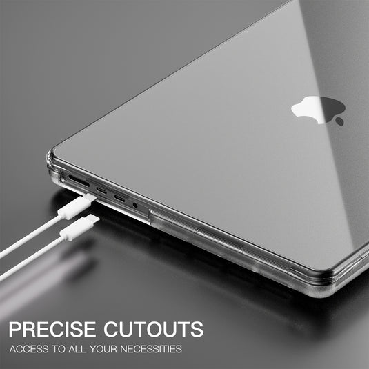 Apple MacBook Pro 14.2" (A2442 & A2779 & A2918 & A2992) - Slim PC + TPU Scratch-Resistant Laptop Case