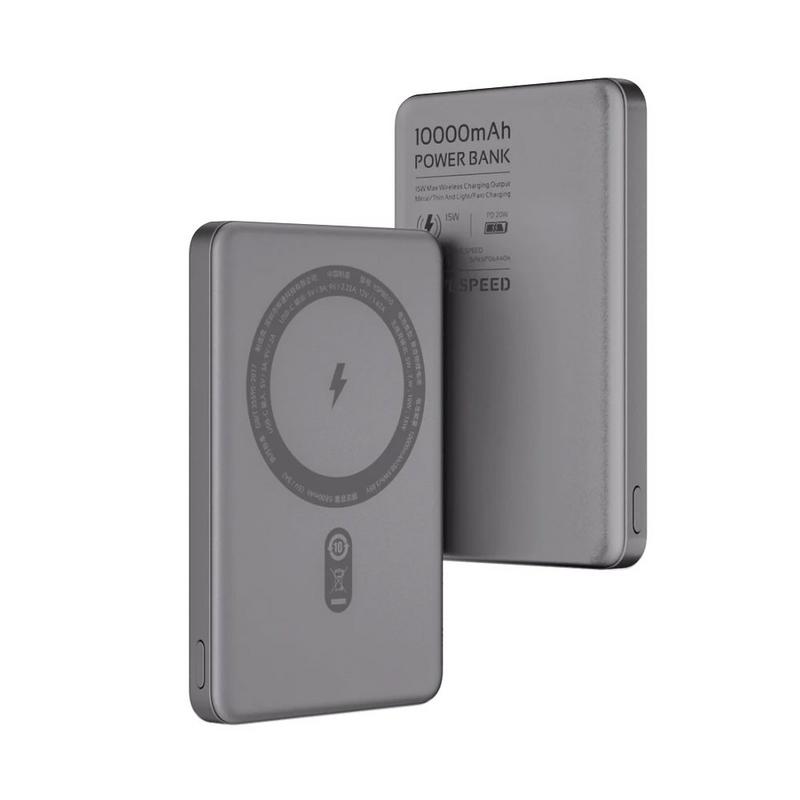 Load image into Gallery viewer, MOVE SPEED S10 Ultra-thin Titanium Magnetic Power Bank 10000mAh PD20W (YSPBS10)
