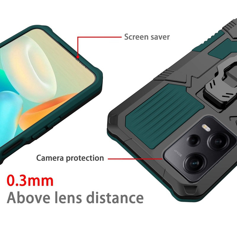 Load image into Gallery viewer, [Built-in Back Bracket] Xiaomi Redmi K40/Pro/Pro+ Mechwarrior Full Coverage Shockproof Stand Series Case
