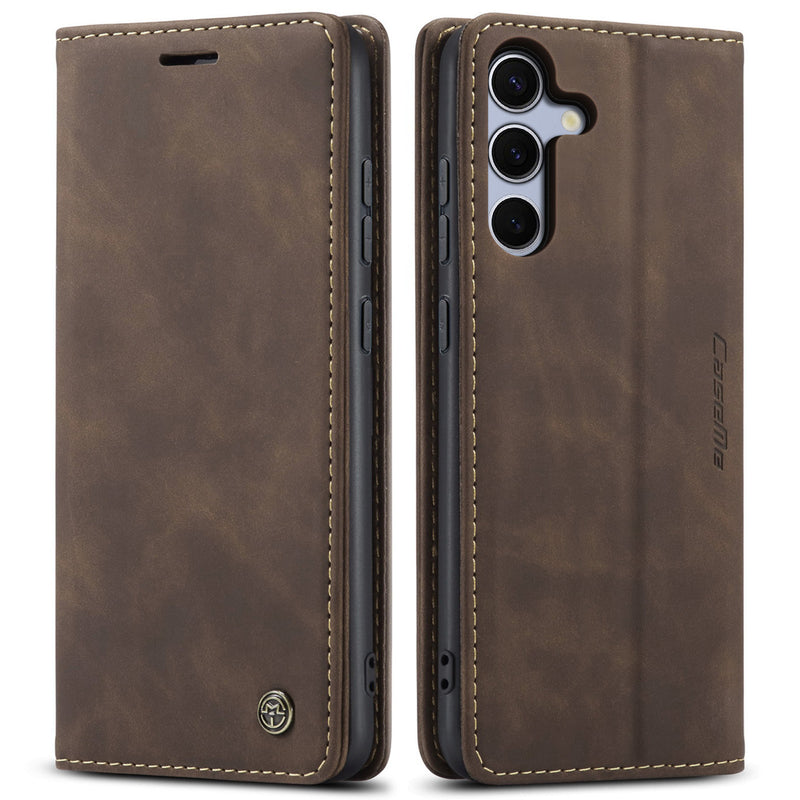 Load image into Gallery viewer, [With Card Slot] Samsung Galaxy A16 5G (SM-A166) - Business Premium Leather Shockproof Wallet Series Case
