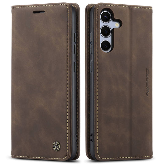 [With Card Slot] Samsung Galaxy A16 5G (SM-A166) - Business Premium Leather Shockproof Wallet Series Case