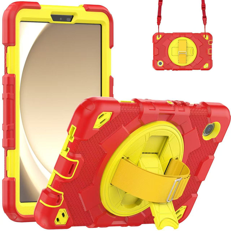 Load image into Gallery viewer, [Built-in Rotating Stand] Samsung Galaxy Tab A9 8.7&quot; 2023 (SM-X110/SM-X115) Silicone Full-cover Children&#39;s Drop-resistant Case
