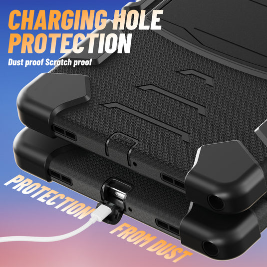 [Built-in Hidden Kickstand] Samsung Galaxy Tab A11 8.7" (2025) - PC Silicone Rugged Shockproof Protection Durable Case