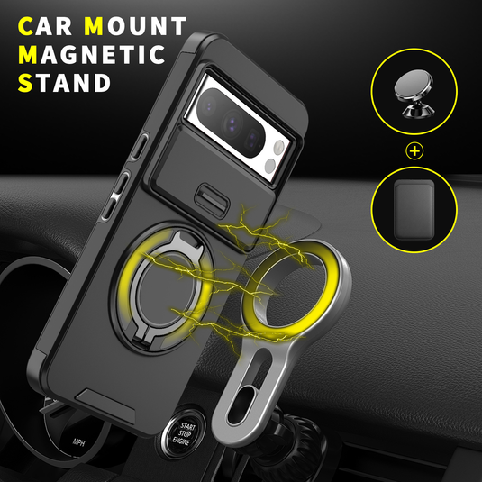 [Built-in Kickstand] Google Pixel 11 Pro - Rugged Shockproof Heavy Duty Series Case