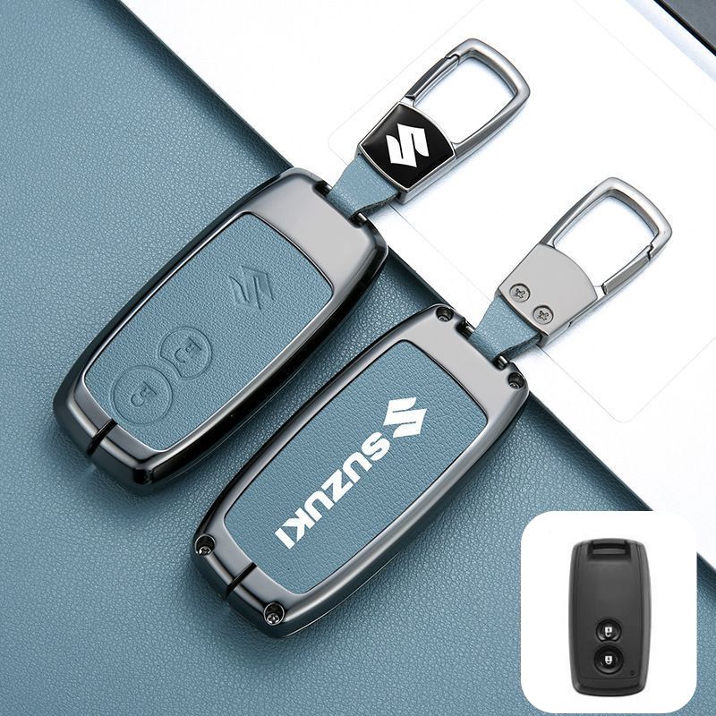 Load image into Gallery viewer, Suzuki Zinc Alloy PU Leather Car Key Fob Case Cover For SX4, Vitara
