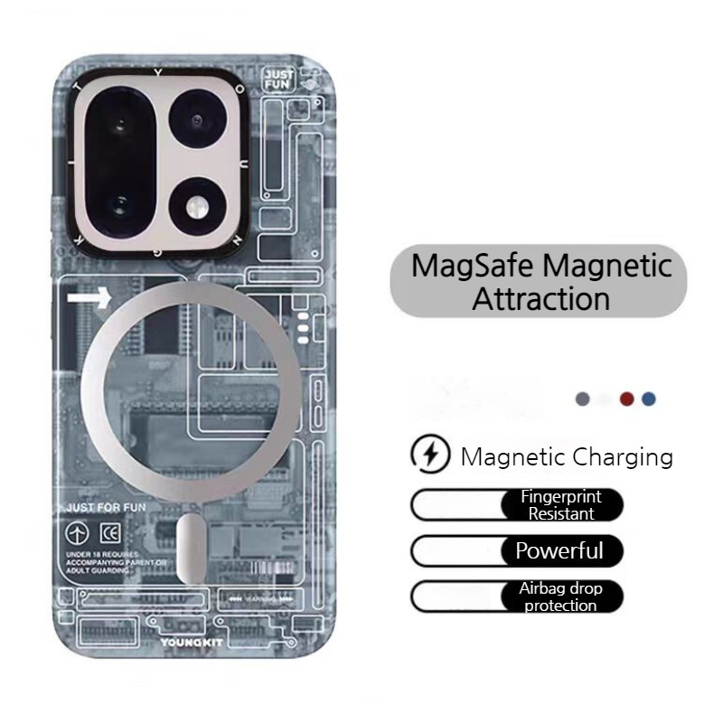 Load image into Gallery viewer, [Magsafe Compatible] Oppo Find X9/Pro - Tech Airbag Full-Body Shockproof Case

