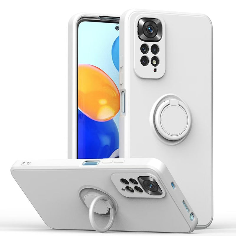 Load image into Gallery viewer, [Built-in Stand] Xiaomi Redmi Note 8/Pro/T Liquid Silicone Drop-Proof Stand Series Case
