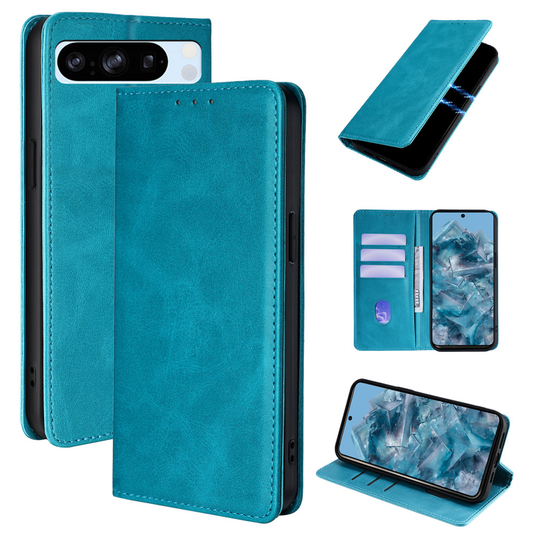 [With Card Slot] Google Pixel 10 Pro XL 5G Premium Leather Business Flip Cover Shockproof Wallet Case