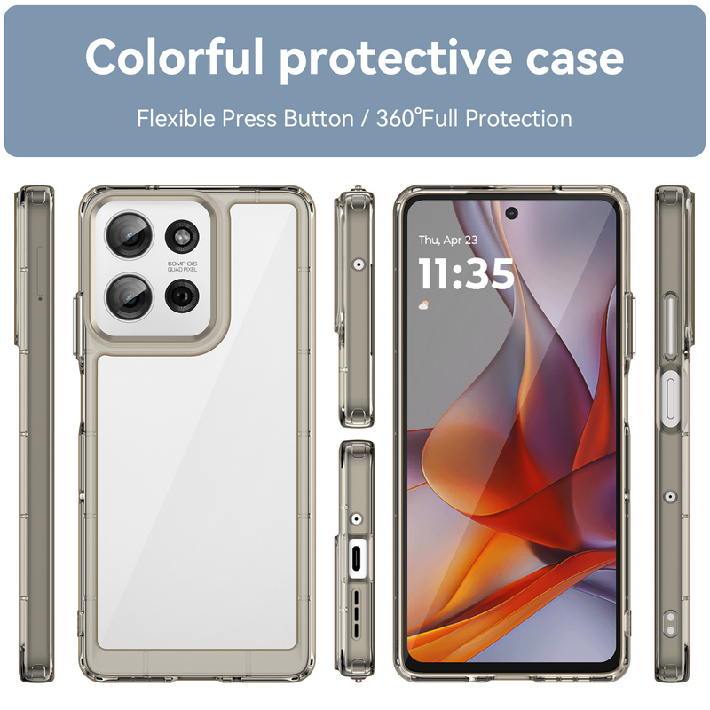Load image into Gallery viewer, Motorola Moto G87 TPU High Transparency Shockproof Essentials Series Case
