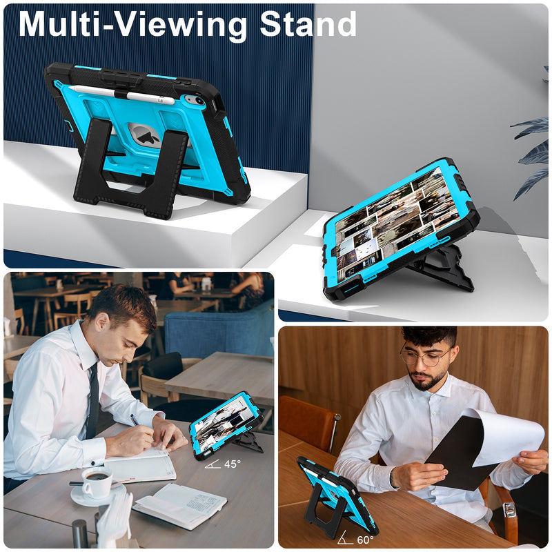 Load image into Gallery viewer, [Built-in Stand] Apple iPad 7/8/9 10.2&#39;&#39; 7/8/9th Gen (2019/2020/2021) - Military Grade Rugged Shockproof Case
