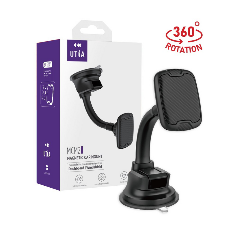 Load image into Gallery viewer, UTIA Magnetic Car Phone Mount Holder For Dashboard or Windshield
