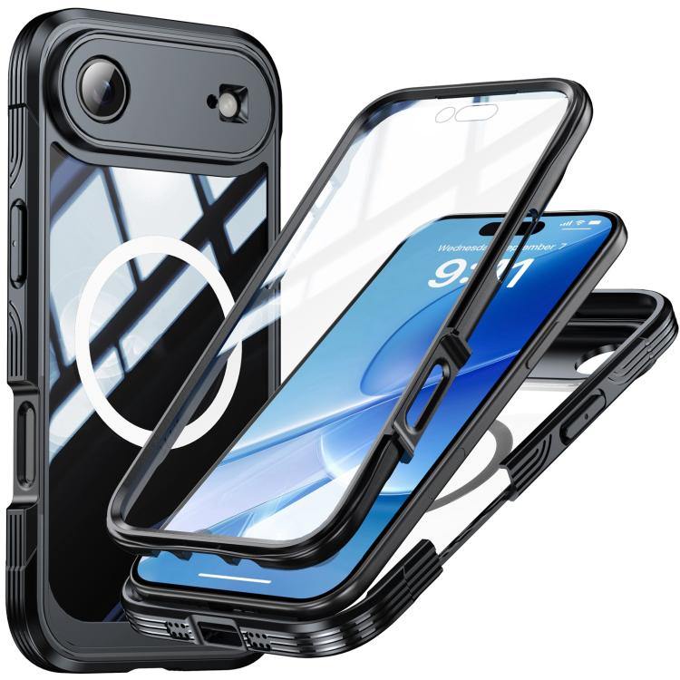 Load image into Gallery viewer, [Magsafe Compatible][Built-in Glass Screen Protector] Apple iPhone 17/Air/Pro/Pro Max - Transparent Full Covered Shockproof Lifeproof Series Case
