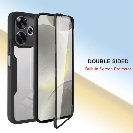 [Built-in Screen Protector] Xiaomi Redmi Note 12 5G Double-sided Full-protection Shockproof Case