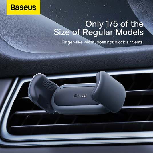 Baseus Steel Cannon 2 Air Outlet Car Mount-Black - i-Station Mobile Phone & Electronic Device Repair and Accessories