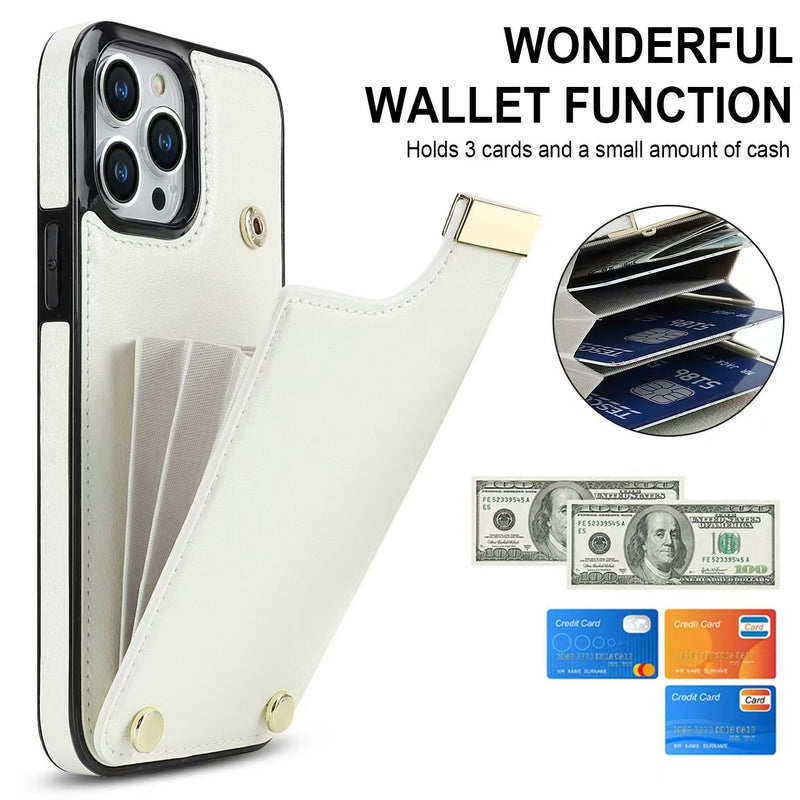 Load image into Gallery viewer, [With Card Slot] Apple iPhone 14/Plus/Pro/Pro Max Leather Minimalist Shockproof Wallet Series Case
