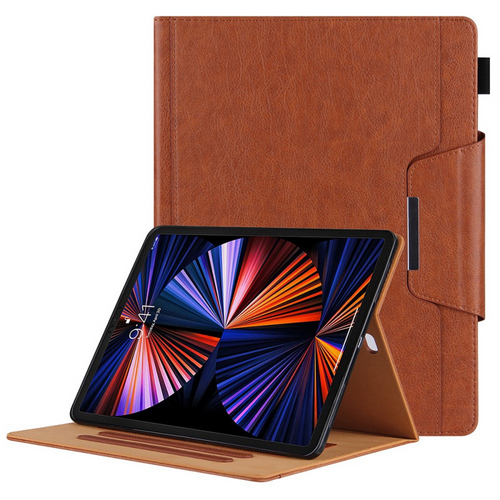 Apple iPad Pro 13-inch M4 (2024) Business Style Folio Leather Shockproof Case