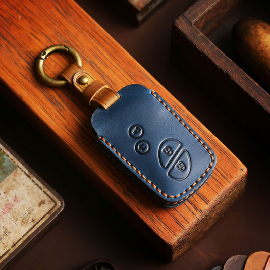 Lexus Handcrafted Genuine Leather Car Key Fob Case Cover For RX270, ES240, LX570