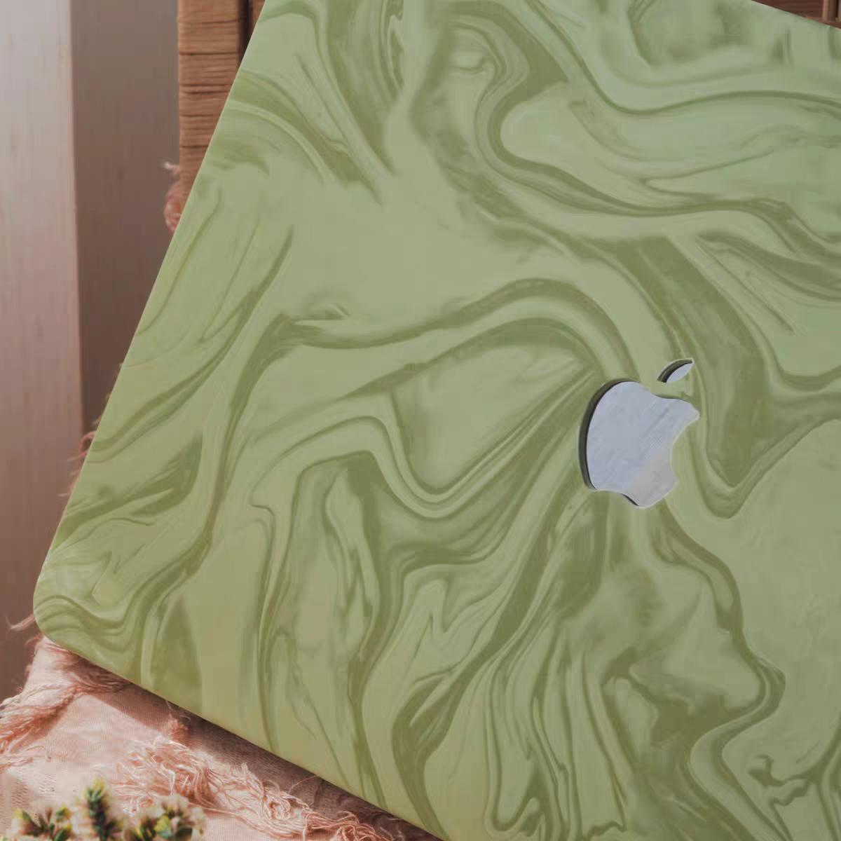 Apple MacBook Air 13"  (A1932 & A2179 & A2337) - 3D Velvet Touch PU Full-Body Protection Cover Case - i-Station Mobile Phone & Electronic Device Repair and Accessories