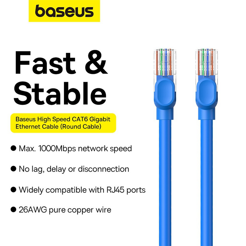 Load image into Gallery viewer, Baseus High Speed CAT6 Gigabit Ethernet Cable 5M - Galaxy Blue - i-Station Mobile Phone &amp; Electronic Device Repair and Accessories
