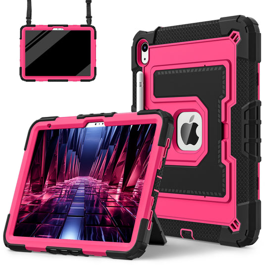 [Built-in Stand][With Shoulder Strap] Apple iPad Air 4/5 10.9'' 4/5th Gen (2020/2022) Kids Full-cover Heavy Duty Case