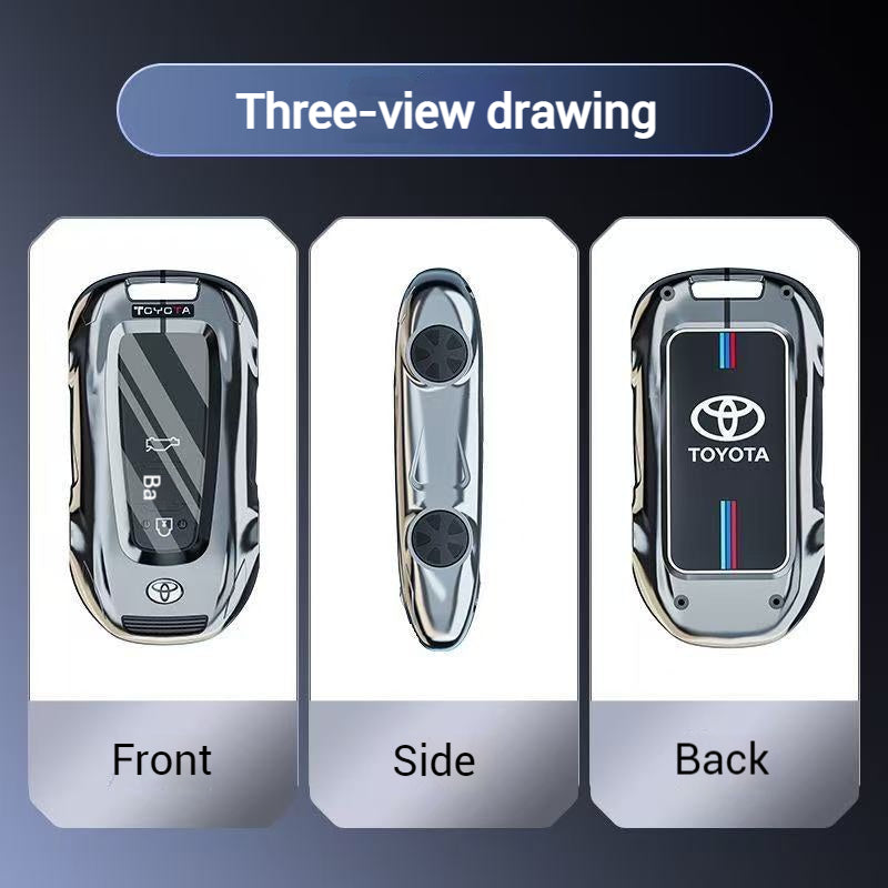 Load image into Gallery viewer, Toyota Car Key Fob Case Cover For Camry, RAV4, Corolla, Highlander, Avalon, Land Cruiser
