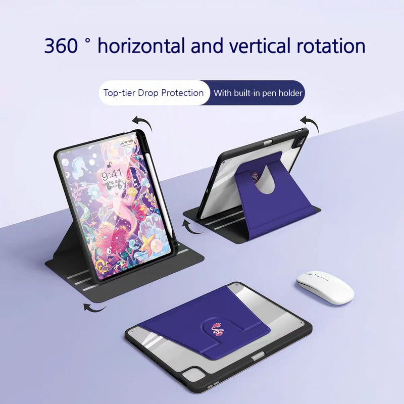 Load image into Gallery viewer, [With Pen Slot][360° Rotatable] Apple iPad Air 11-inch M2/M3 (2024/2025) My Little Pony Cartoon Shockproof Protective Case
