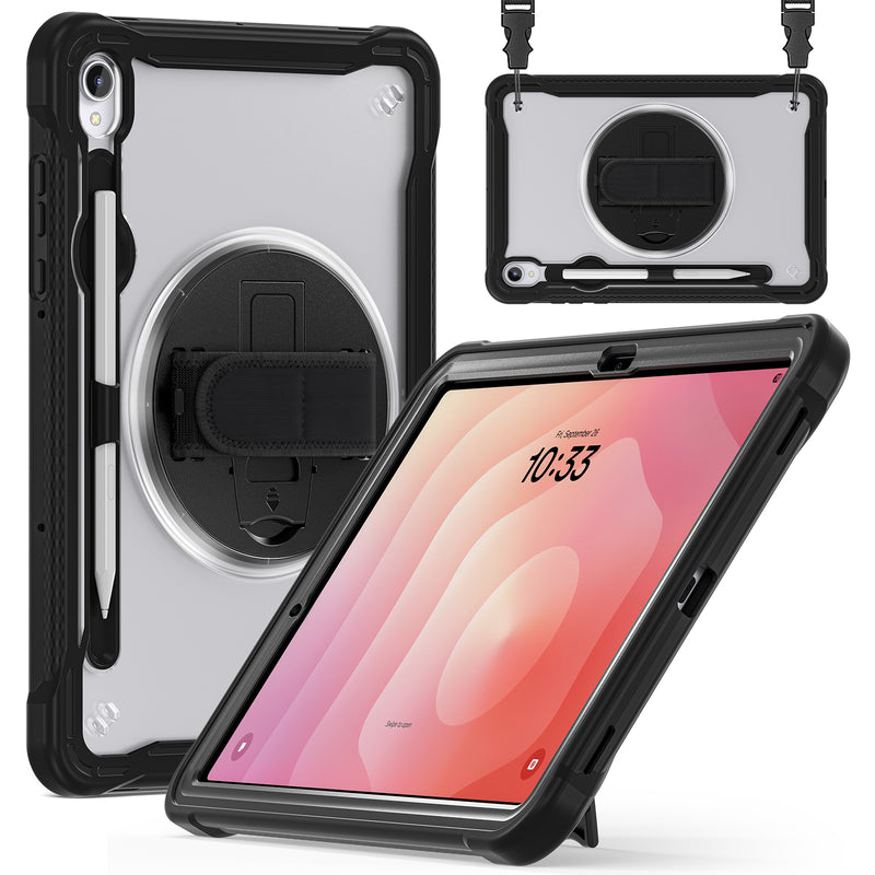 Load image into Gallery viewer, [Built-in Stand] Samsung Galaxy Tab S11 (2025) 11&quot;360° Rotatable EVA Protection with Hand Strap
