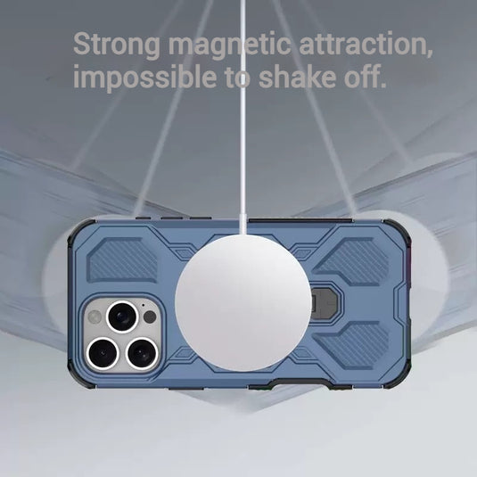[ Magsafe Compatible][Built-in Stand] Apple iPhone 17/Air/Pro/Max - Shield Shockproof Rugged Heavy Duty Case