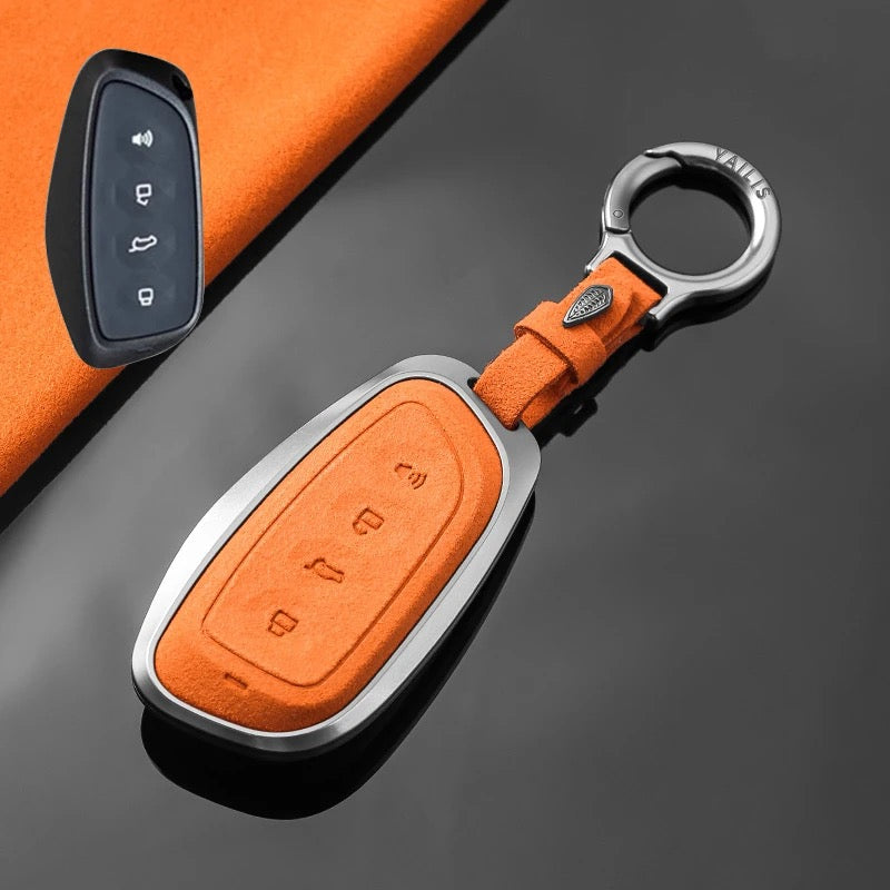 Load image into Gallery viewer, Great Wall High-Quality Suede Car Key Fob Case Cover For Haval Raptor, Dargo 2nd Gen, Xiaolong Max, Shenshou, H6
