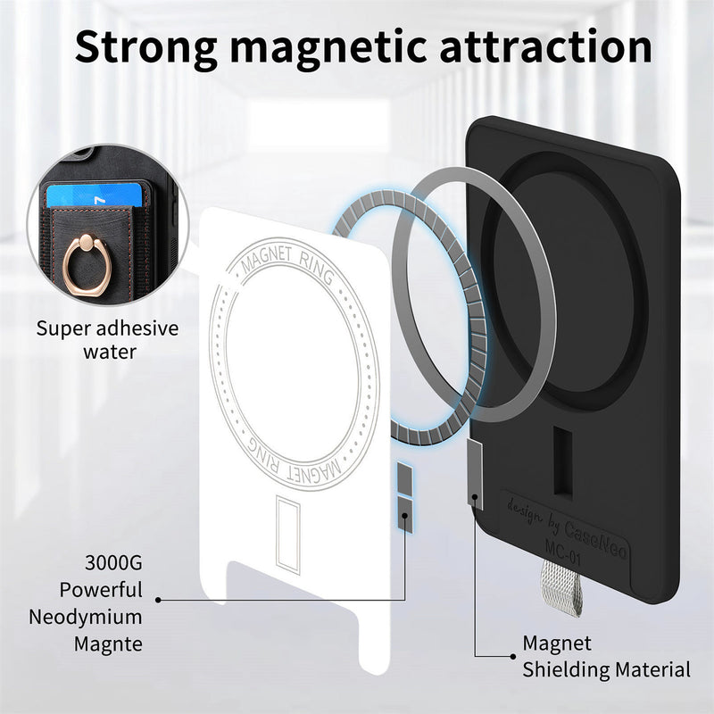 Load image into Gallery viewer, [With Ring Bracket][Detachable] Motorola Moto G15/Power Shockproof Wallet Series Case With Card Slot
