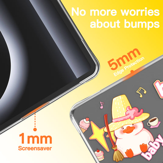 Apple MacBook Pro 14.2" (A2442 & A2779 & A2918 & A2992) - Cute Cartoon Transparent Shockproof & Slim Case