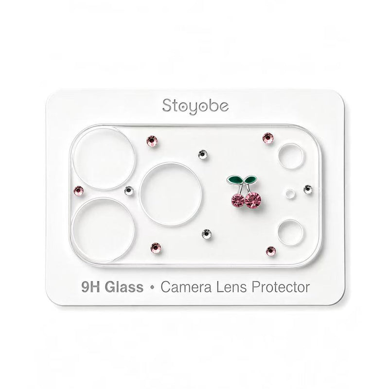 Load image into Gallery viewer, Apple iPhone 17 Pro - Back Rear 9H Tempered Glass Luxury Crystal Diamond Camera Lens Protector
