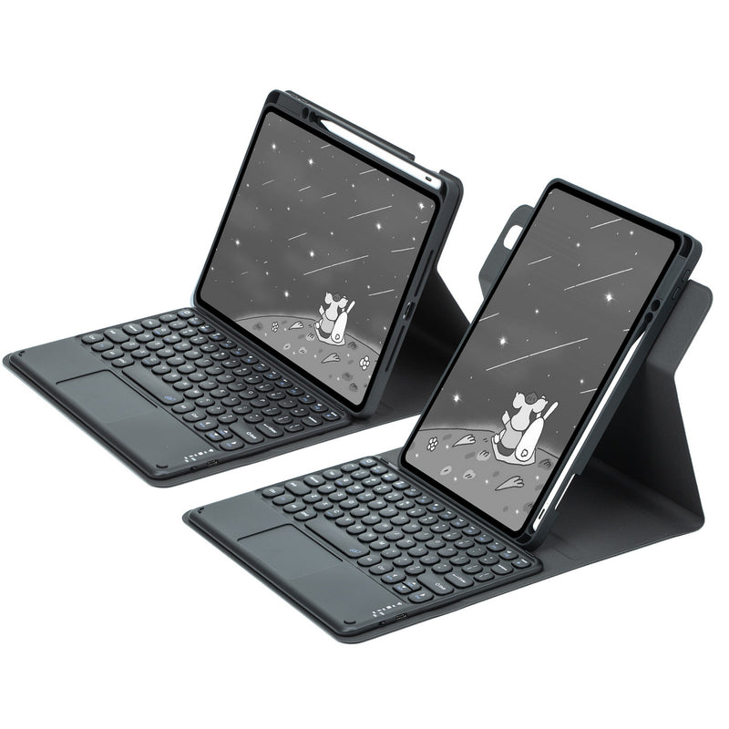 Load image into Gallery viewer, [Detachable] Apple iPad Pro 12.9-inch 3rd/4/5/6th Gen (2018/2020/2021/2022) Magnetic Touch Wireless Keyboard Case
