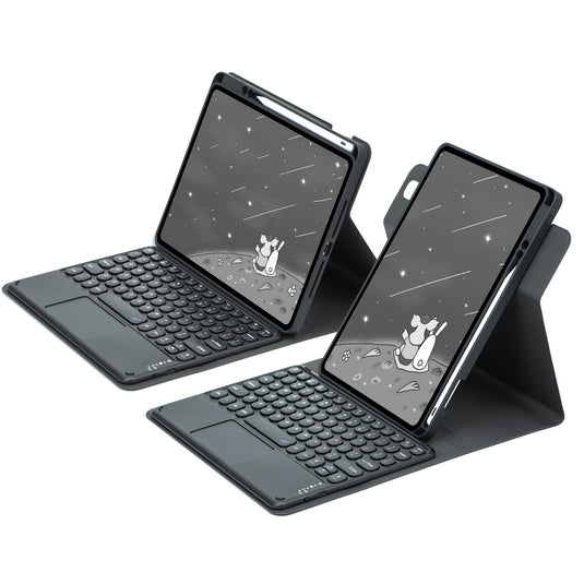 [Detachable] Apple iPad Pro 12.9-inch 3rd/4/5/6th Gen (2018/2020/2021/2022) Magnetic Touch Wireless Keyboard Case