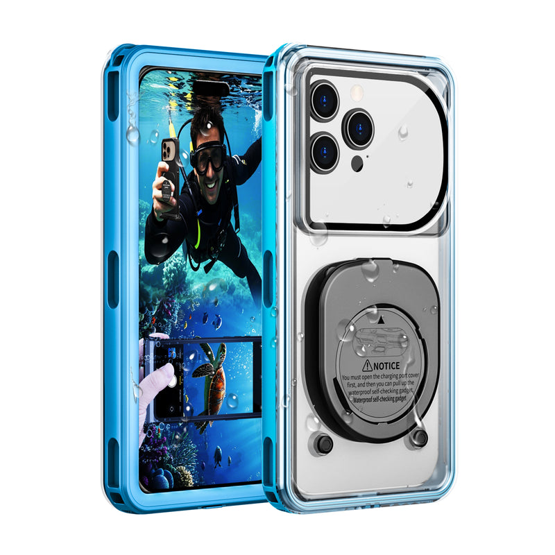 Load image into Gallery viewer, [Up to 6.9&quot;] Redpepper Universal Self-Check Waterproof Phone Case
