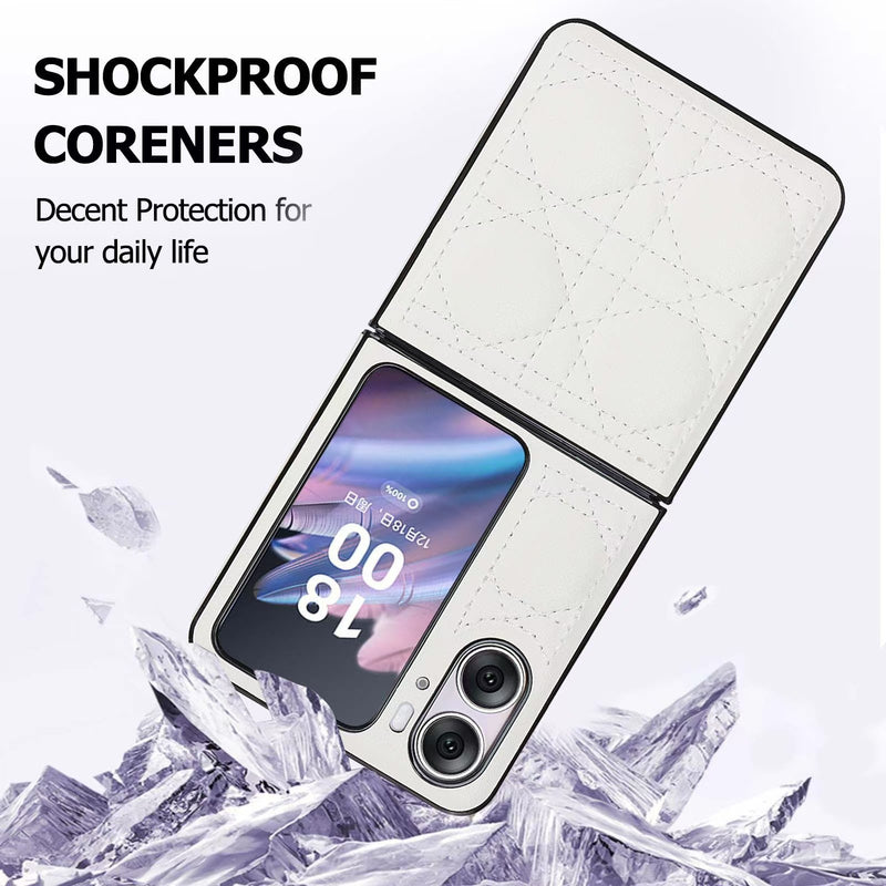 Load image into Gallery viewer, OPPO Find N2 Flip (CPH2437/PGT110) Leather Luxury Shockproof Essentials Series Case
