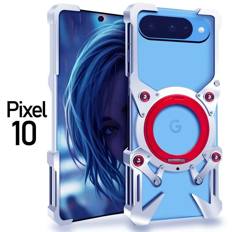 Load image into Gallery viewer, [With 360° Rotating Stand] Google Pixel 10/Pro/XL - Aluminum Alloy Metal Frame Shockproof Case
