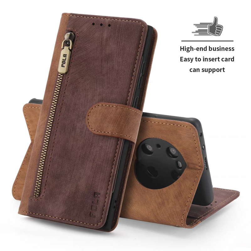 Load image into Gallery viewer, [With Card Solt] Huawei Mate 40/Pro/Pro+ Full-coverage Leather Shockproof Wallet Series Case
