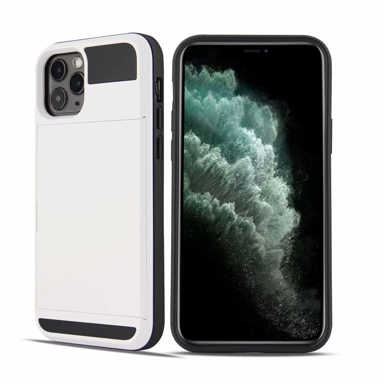 Load image into Gallery viewer, Apple iPhone X/XS/XR/Max Slide Card Holder ShockProof Armor Case
