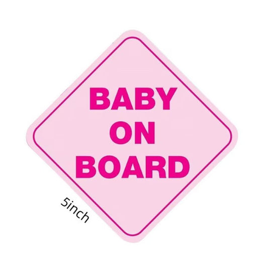 Universal Stylish Baby On Board Car Sticker Safety Sign For Reflective & Weatherproof Safety Sticker - i-Station Mobile Phone & Electronic Device Repair and Accessories