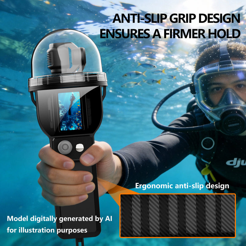 Load image into Gallery viewer, DJI Osmo Pocket 3 Waterproof Housing Case 30m Depth 360° Panoramic Underwater Shooting Cover

