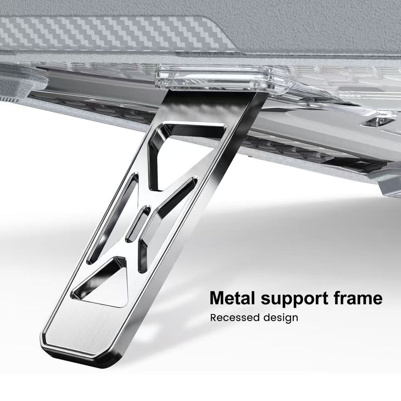 Load image into Gallery viewer, Macbook Neo 13“ 2026 (A3404) - Hybrid Armor Case with Hidden Stand &amp; Anti-Slip Grip - i-Station Mobile Phone &amp; Electronic Device Repair and Accessories
