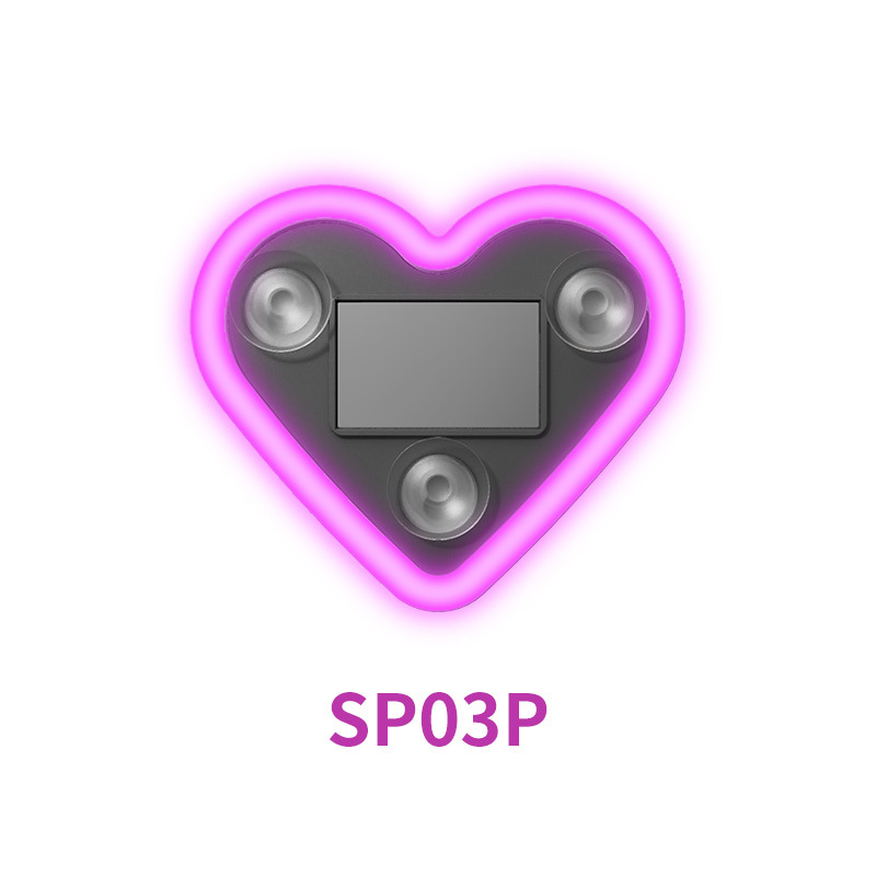 Load image into Gallery viewer, Triangle Window Heart-Shaped LED Neon Light for Car Interior Rear Windshield, Decorative Ambient Lighting - i-Station Mobile Phone &amp; Electronic Device Repair and Accessories
