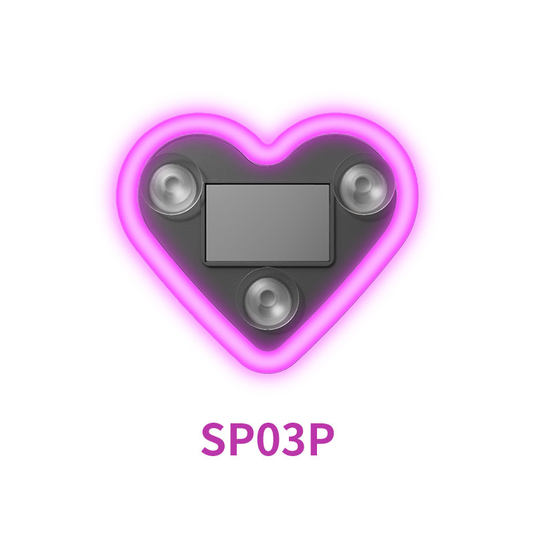 Triangle Window Heart-Shaped LED Neon Light for Car Interior Rear Windshield, Decorative Ambient Lighting - i-Station Mobile Phone & Electronic Device Repair and Accessories