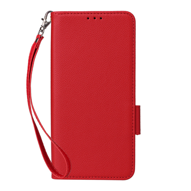 Load image into Gallery viewer, [With Card Slot] OPPO A5 Pro 5G - Premium Lychee-Grain Flip Leather Case With Detachable Wrist Strap
