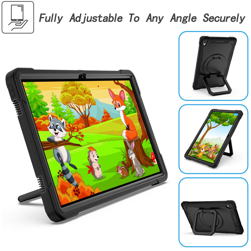 Load image into Gallery viewer, Lenovo Tab M10 Plus (3rd Gen) 10.6&quot; inch 2022 - 360 Rotation Heavy Duty Kid Friendly Ring Handle Case - i-Station Mobile Phone &amp; Electronic Device Repair and Accessories
