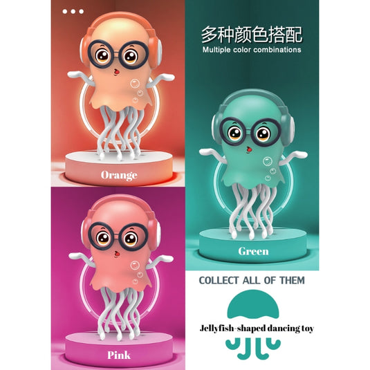 Electric Dancing Jellyfish Toy with Music & Lights – Smart Obstacle Avoidance Crawling Toy for Toddlers & Stress Relief Fun - i-Station Mobile Phone & Electronic Device Repair and Accessories