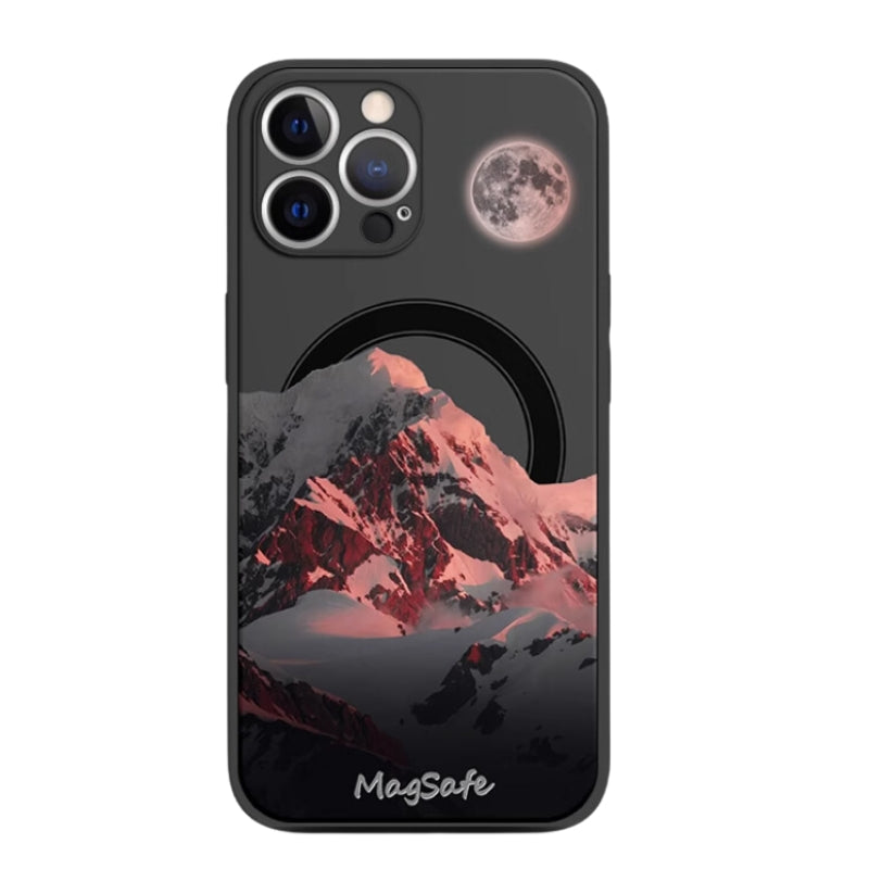 [Magsafe Compatible] Apple iPhone 11/Pro/Max TPU Skin Feel Shockproof Moutain Case - i-Station Mobile Phone & Electronic Device Repair and Accessories