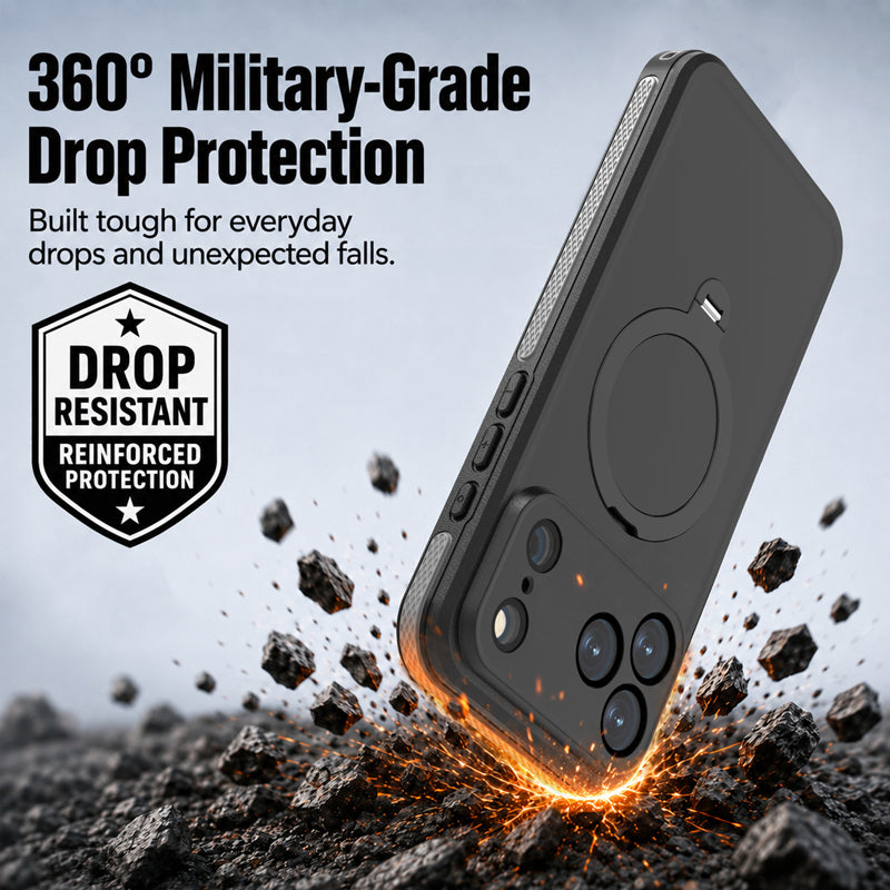 Load image into Gallery viewer, [Magsafe Compatible] Apple iPhone 17 / 18 Pro - Redpepper Waterproof Heavy Duty Tough Armor Case with Kickstand
